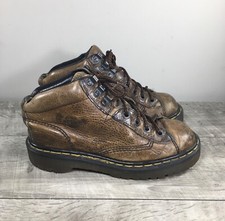 Dr. Martens 8287 Doc Chunky Grizzly Leather Combat Womens Boots UK 5 US 7 Vtg