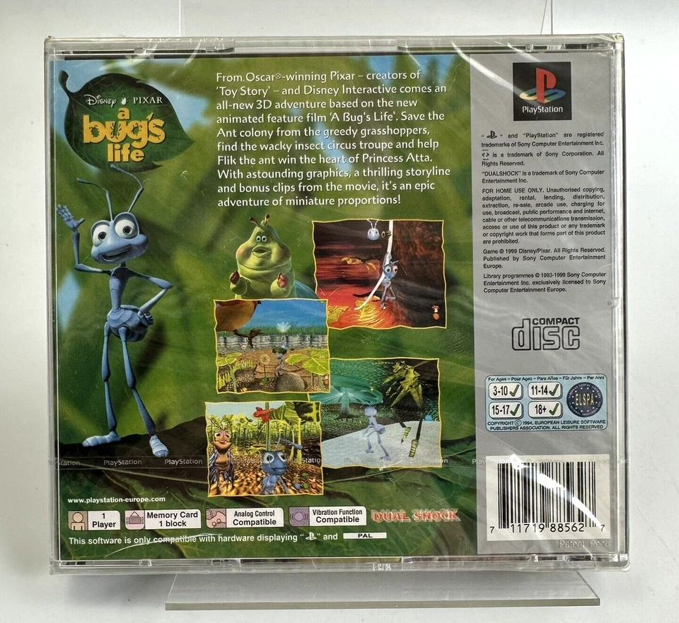 PS1 A Bug’s Life - Platinum, New And Factory Sealed - Image 2 of 4