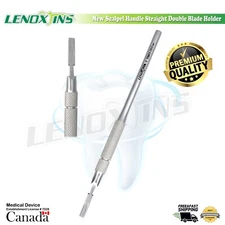 Double Blade Scalpel Handle Straight , Surgical- Dental Instruments CE Stainless