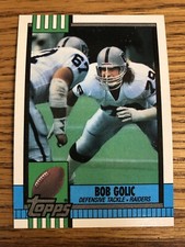Bob Golic 1990 Topps Los Angeles Raiders #296 *3881*