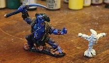 Reaper Dark Heaven Legends Miniatures Pro Painted Ogre Mage & Air Elemental