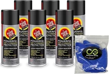 Fluid Film Black 11.75 oz Pack of 6 Rust Converter Spray Kit