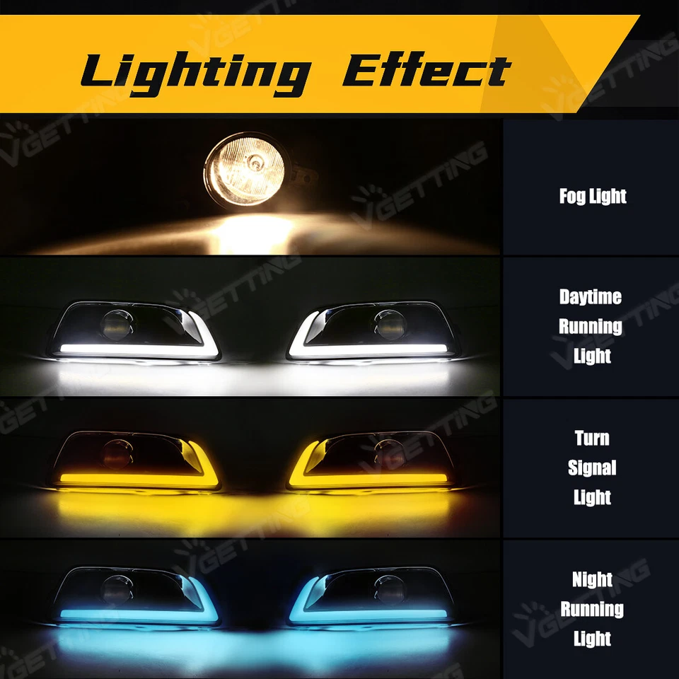 Kits de luces antiniebla LED DRL para Chevrolet Malibu 2013-2015 Foto 4 de 4