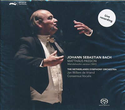 Jan Wilem de Vriend Bach Matthaus Passion CD NEW Netherlands Symphony Orchestra