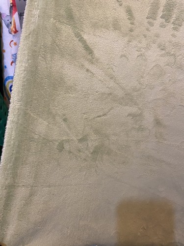 Solid Sage Minky Fabric - Picture 3 of 8