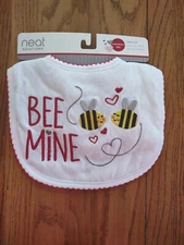 Neat Solutions Bee Mine Baby Bib