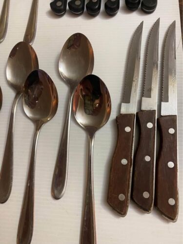 Bulk lot Wiltshire Cutlery Stainless Steel Flatware Setting For 8 - Picture 4 of 8