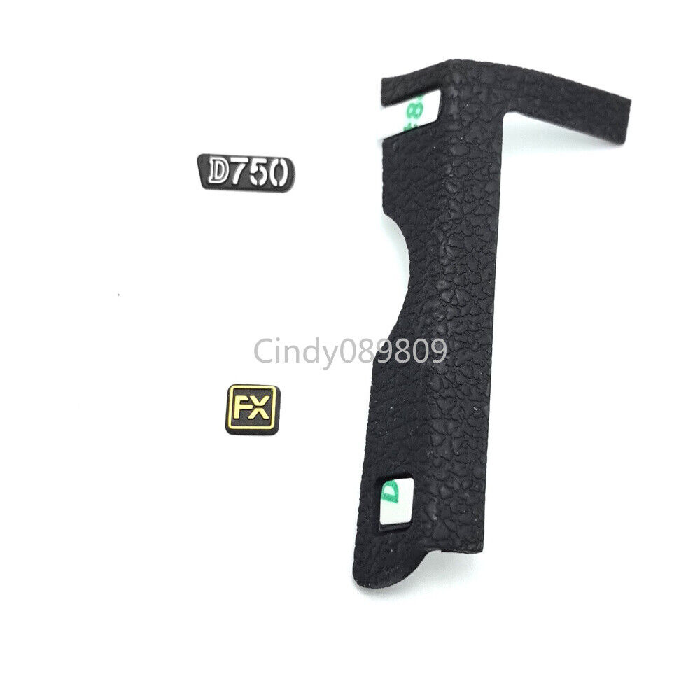 NEW Camera Side Cover Grip Rubber Skin For Nikon D750 + D750 NEW Camera Side Cover Grip Rubber Skin For Nikon D750 + D750