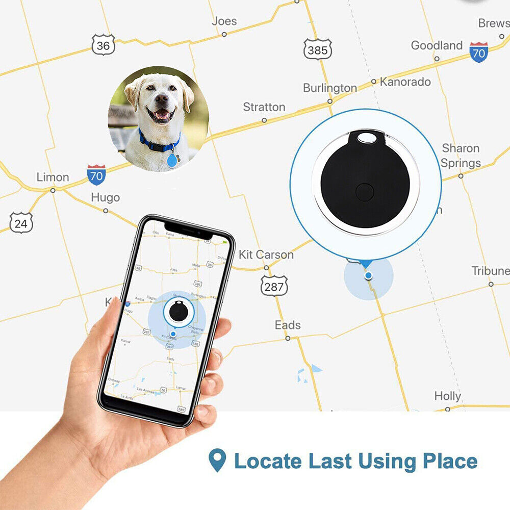 Schlüssel Finder Bluetooth Tracker Hund Auto GPS Ortung Anhänger Empfänger