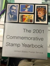 2001 USPS COMMEMORATIVE YEAR BOOK WITH ORIGINAL BOOKLET