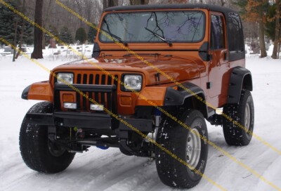 JEEP WRANGLER YJ ( 1987-1996 ) KOTFLÜGEL VERBREITERUNGEN RADLÄUFE - Breite 15cm