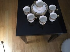 Set Tea Limoges, France 6 Cups and 6 Saucers.