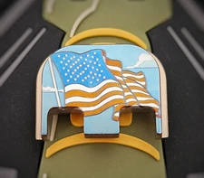 Titanium Glock Back plate fits Gen 1-5  - Old Glory