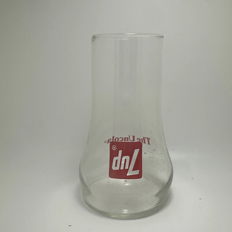 Vintage 7UP 7 Up The UnCola Upside Down Drinking Glass - Image 2 of 3