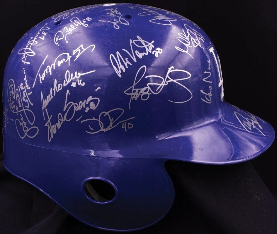 2004 Los Angeles Dodgers National League Champs Game Issued Helmet PSA DNA COA - Image 4 of 4