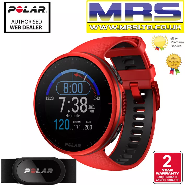 Polar Vantage V2 GPS Watch - Red (with H10 Heart Rate Sensor
