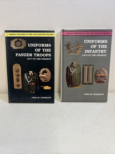 Lot 2 Vintage 1989 Deutsche Uniformen des 20. Jahrhunderts - Infanterie und Panzertruppen