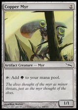 Magic the Gathering MTG Copper Myr (158) Mirrodin   LP