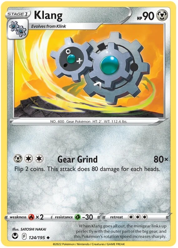 Klang Pokemon TCG Card 124/195 | eBay