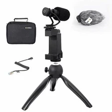 Comica Smartphone Video Rig Kit Mini Tripod with Cardioid Directional Mic