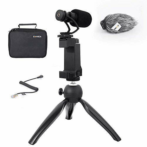 Comica Smartphone Video Rig Kit Mini Tripod with Cardioid Directional Mic - Picture 1 of 7