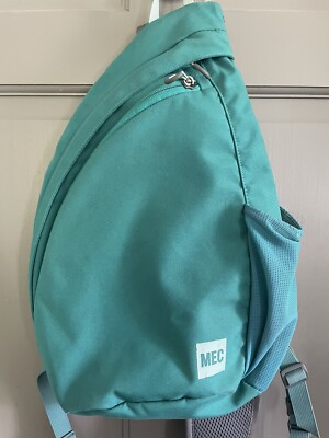 Mountain Equipment Co-Op MEC Canada Teal Sling Pack Back Pack