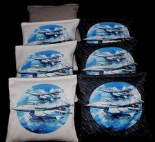 Custom Military Thunderbird's 8 ACA regulation Cornhole bags Party game B42
