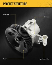 Purchase POWER STEERING PUMP 92 93 94 95 BMW 525I In Carnesville - Foto 5