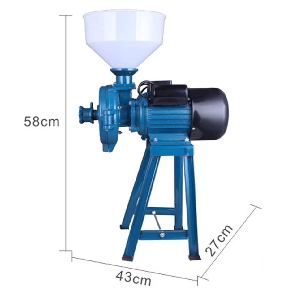 Electric Mill Grinding Molino De Maiz Electrico Corn Grinder Machine With Funnel - Image 2 of 4