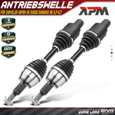 2x Antriebswelle Vorne ohne ABS Ring für Chrysler Aspen HG Dodge Durango HB 3.7