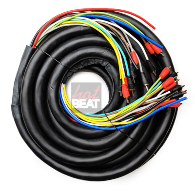 Car Audio Installation Kit 35 ft Professional Cable 13 Conductor COPPER ''Medusa''