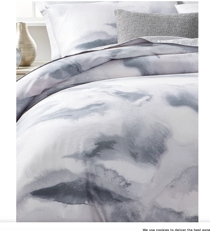 Gray tie clearance dye comforter