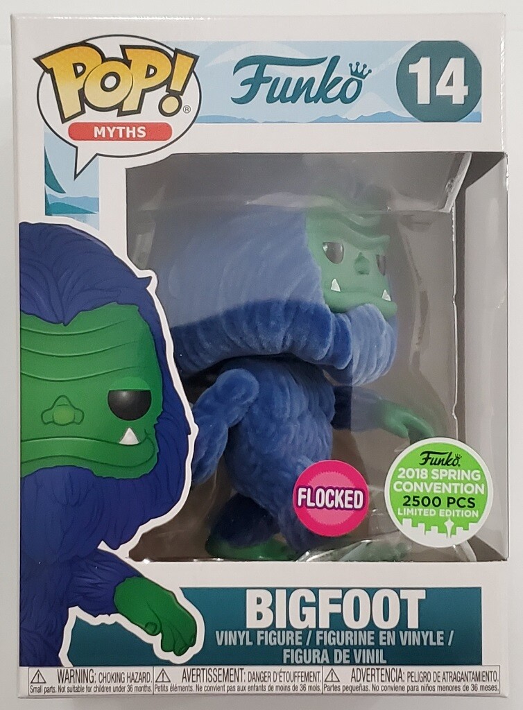 bigfoot flocked funko pop