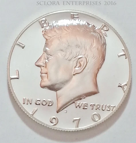 1970 S KENNEDY *PROOF* HALF DOLLAR   *40% SILVER*    **FREE SHIPPING**