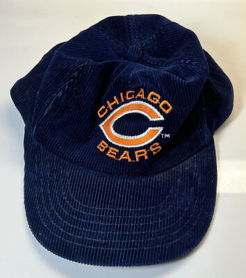 Vintage Chicago Bears NFL Football Corduroy Snapback Hat Shell Mint  Condition