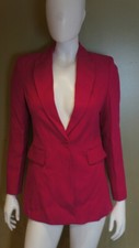 Maje Womens Fuchsia Blazer Mfpve00161 Size 36