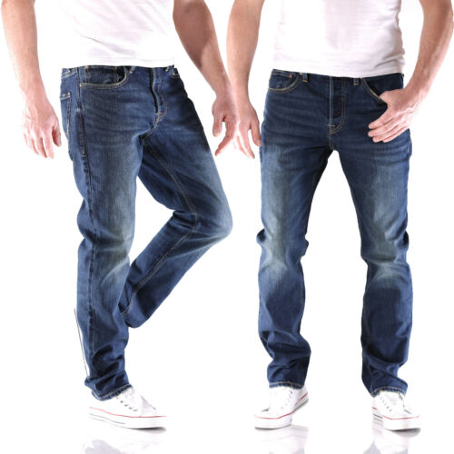 Jack & Jones Tim Original CR150 Blau Slim Straight Herren Jeans - Bild 1 von 4