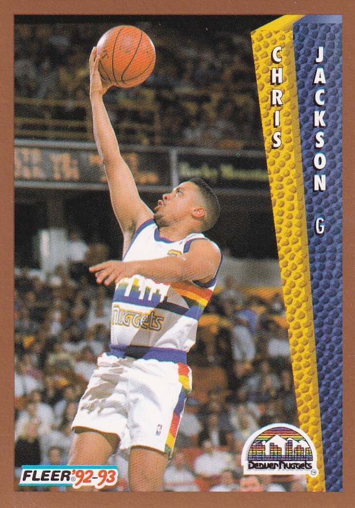 CHRIS JACKSON 1992-93 Fleer #57