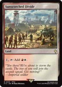 Sunscorched Divide #433 Commander: Final Fantasy Rare Land