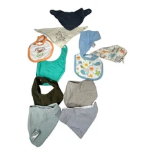 Baby Bibs Lot Bandana Drool Bibs Burp Cloths Feeding Bibs Unisex