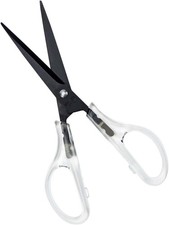 Black Acrylic Scissors 6.5" with Metal Blades for Arts  Crafts