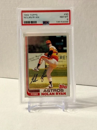 1982 Topps Nolan Ryan #90 PSA 8 NM-MT Houston Astros HOF - SHIPS SECURE