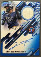 2025 Topps Pristine - Pristine Pieces Autograph Relics Junior Caminero #PPAR-JCA