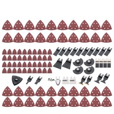 Universal 113 PCS Oscillating Saw Blades Kit - Cutting  Sandpaper Accessories