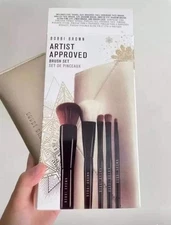 BOBBI BROWN **ARTIST APPROVED* Deluxe 6 PCS brush set Limited Edition new