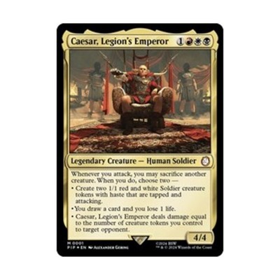 WotC Universes Beyond: Fallout Caesar, Legion's Emperor (MR) (Foil) NM