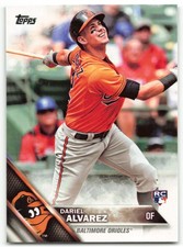 2016 Topps Dariel Alvarez RC Baltimore Orioles #311 Rookie