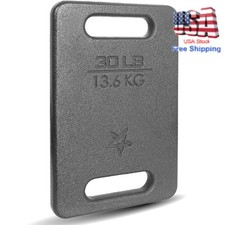 30lbs Cast Iron Ruck Weight Plates Strength Training Weighted Plate for Rucking