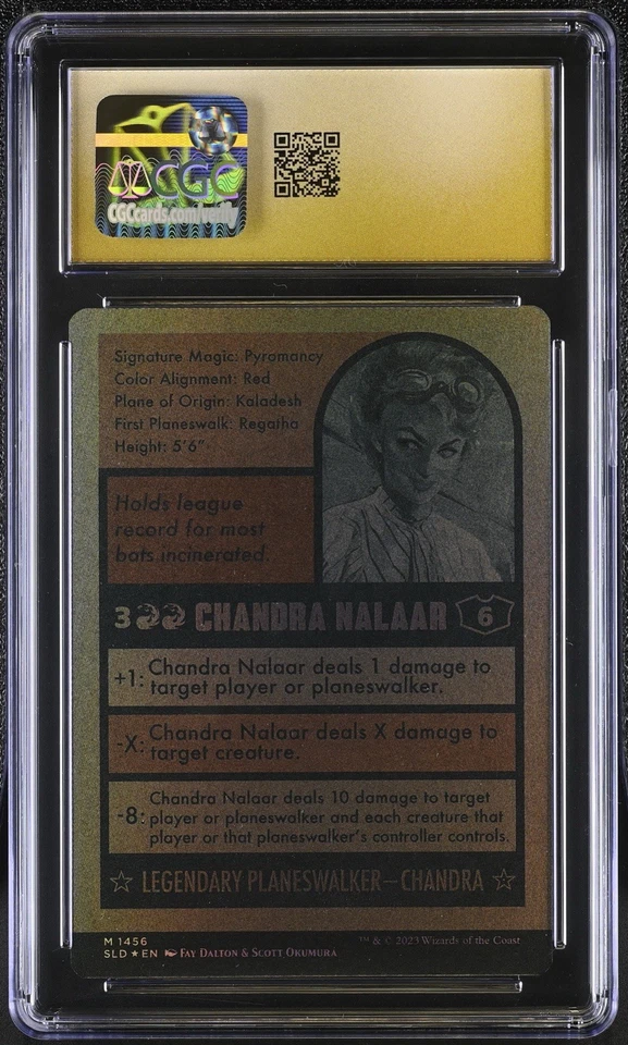 MTG Chandra Nalaar (Foil) - Baseballing Secret Lair Drop - CGC Pristine 10 - Image 2 of 2