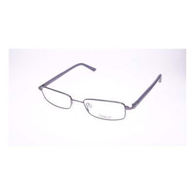 Flexon Brille Herren Damen  Grau Rechteckig 665 Gunmetal Titanflex